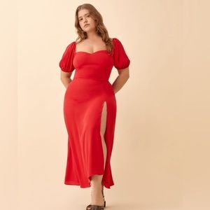 Reformation Mylah Dress Size 8 worn once Red